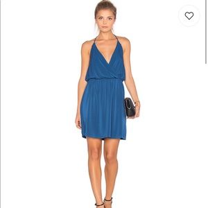 BCBGENERATION Surplice Halter V Neck Dress